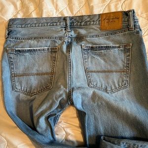 Men’s Abercrombie & Fitch jeans, size 34x36, in excellent condition for $20
